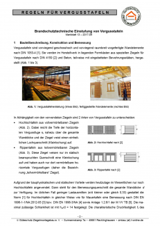 Brandschutztechnische Einstufung vonVergusstafeln