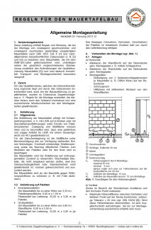 Montageanleitung