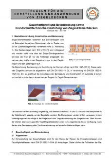 DauerhaftigkeitundBetondeckungsowie brandschutztechnische EinstufungvonZiegel-Elementdecken 