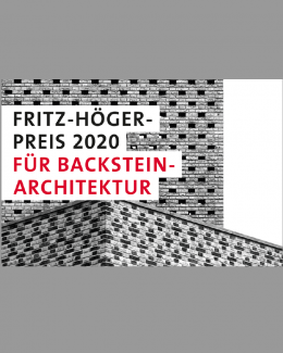 Auslobung Fritz Höger Preis 2020