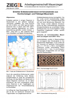  Erhöhter Erdbebenwiderstand mit Schubwänden aus Hochlochziegel- und Füllziegel-Mauerwerk