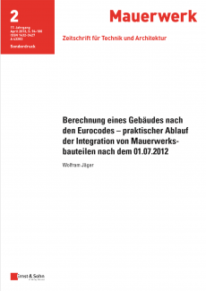 Berechnung eines Gebäudes nach den Eurocodes