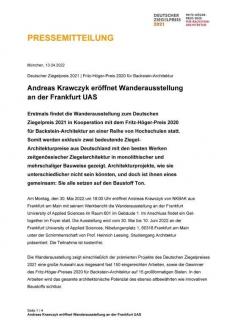 Pressemitteilung Frankfurt UAS