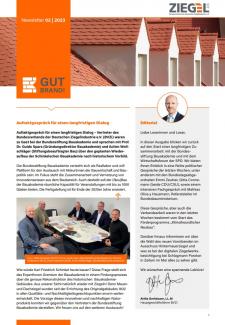 Gut Brand! 02|23 Newsletter der Ziegelindustrie