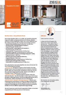 Gut Brand! 01|24 Newsletter der Ziegelindustrie