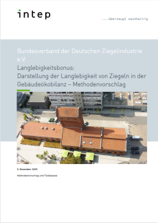 INTEP-Studie zum Langlebigkeitsbonus für Ziegelmauerwerk
